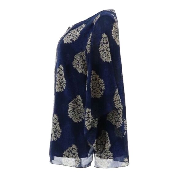 Belle by Kim Gravel Floral Medallion Printed Blouse - Picture 3 of 5